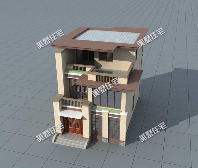 這5套自建別墅設計圖，中式合院設計到底是多讓你心動