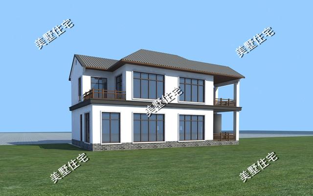 這5套自建別墅設計圖，中式合院設計到底是多讓你心動