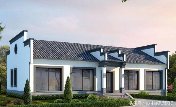12款一層農(nóng)村別墅設(shè)計(jì)圖，美觀大方，建出來(lái)比樓房還要漂亮。