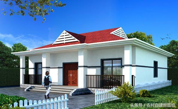 12款一層農(nóng)村別墅設(shè)計(jì)圖，美觀大方，建出來(lái)比樓房還要漂亮。