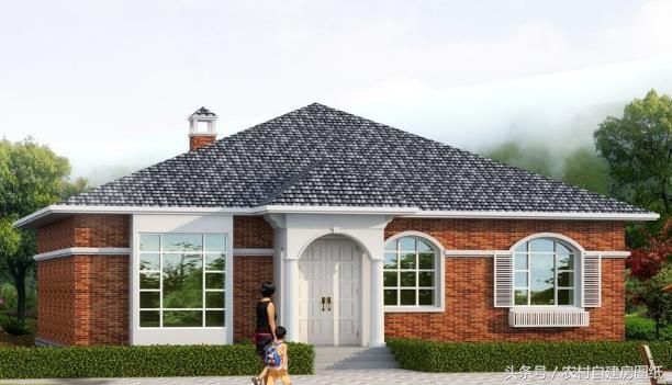 12款一層農(nóng)村別墅設(shè)計(jì)圖，美觀大方，建出來(lái)比樓房還要漂亮。