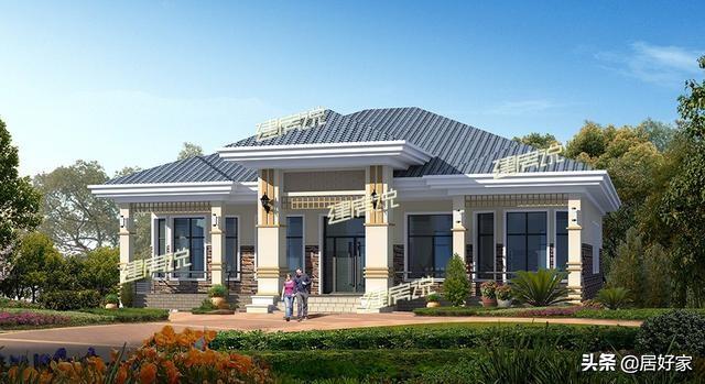 精選6套一層別墅設(shè)計(jì)圖，最低15萬就能建，圖紙收藏好，以后建房用得上