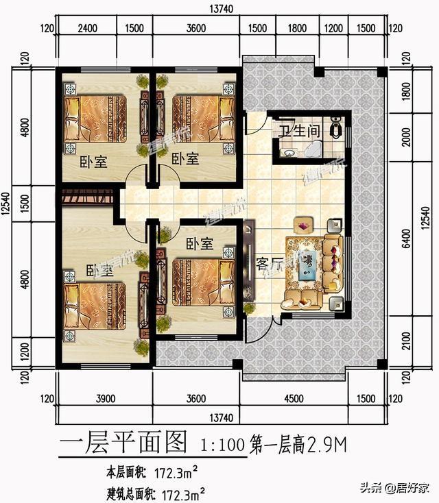 精選6套一層別墅設(shè)計(jì)圖，最低15萬就能建，圖紙收藏好，以后建房用得上