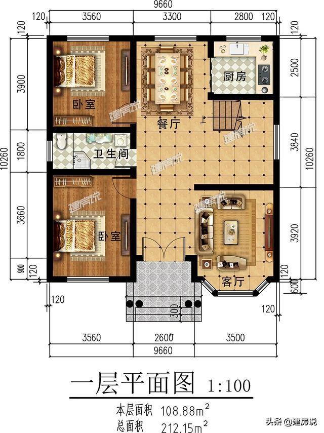 4款造價20萬的別墅圖紙任你挑選，喜歡哪款快收藏好了