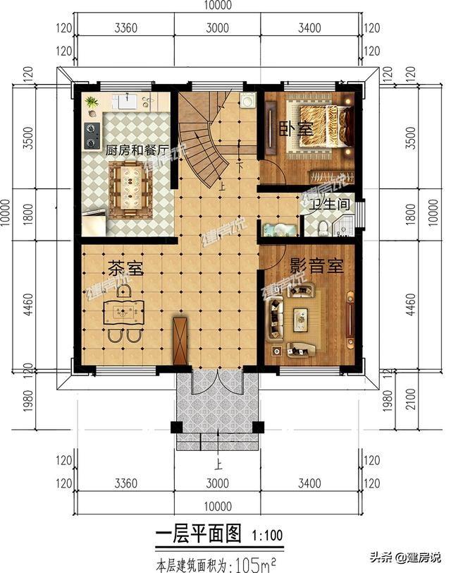 4套造價20萬的別墅設計圖，任你挑選！花小錢蓋好房，圖紙難求快收藏好了。