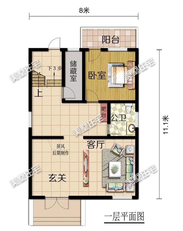 5款自建別墅設計圖，百看不厭中式風，中國人含蓄氣質的體現(xiàn)。