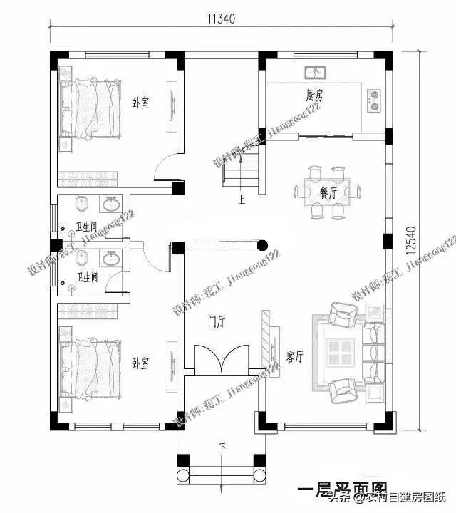 5款帶露臺(tái)設(shè)計(jì)圖的農(nóng)村別墅圖紙，這樣的別墅美景，實(shí)在是一種享受