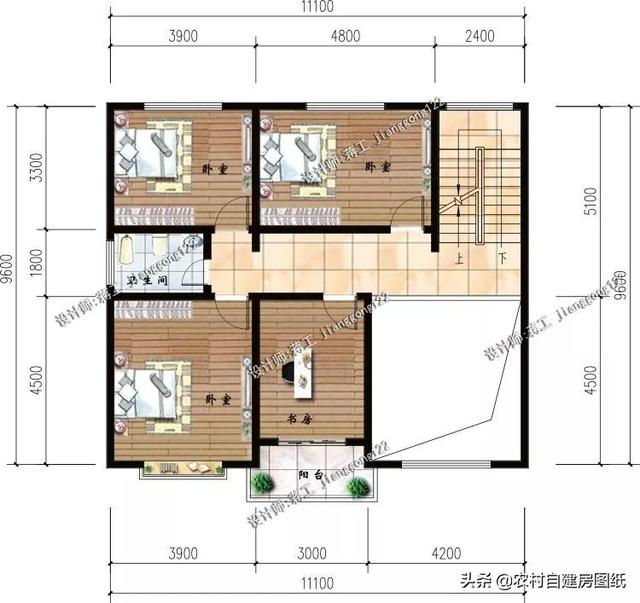 5款帶露臺(tái)設(shè)計(jì)圖的農(nóng)村別墅圖紙，這樣的別墅美景，實(shí)在是一種享受