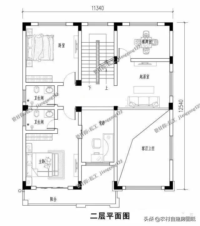 5款帶露臺(tái)設(shè)計(jì)圖的農(nóng)村別墅圖紙，這樣的別墅美景，實(shí)在是一種享受