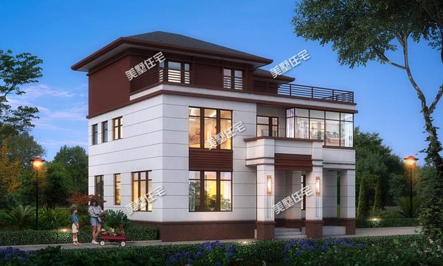 8款二層別墅設計圖，任你選，款款實用經典！戶型方正簡約大氣的別墅，經典又耐看，裝飾不多又易于建造。