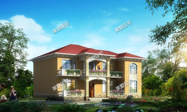 8款二層別墅設計圖，款款實用經典！戶型方正簡約大氣的別墅，經典又耐看，裝飾不多又易于建造，這樣的別墅戶型不管在南方還是北