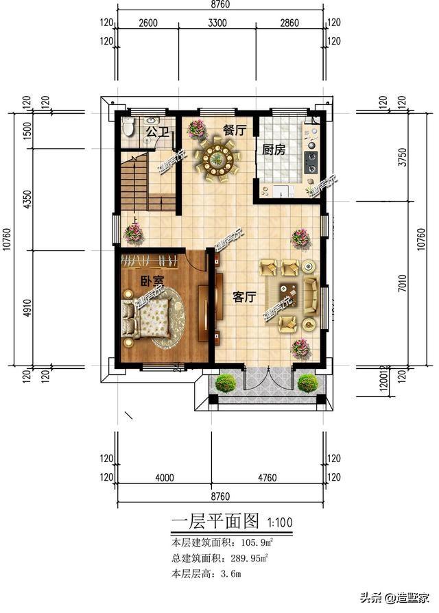 5套小面積農村別墅設計圖，在老家建房不需要多大氣，建個小面積的，造價不高，也經濟適用！