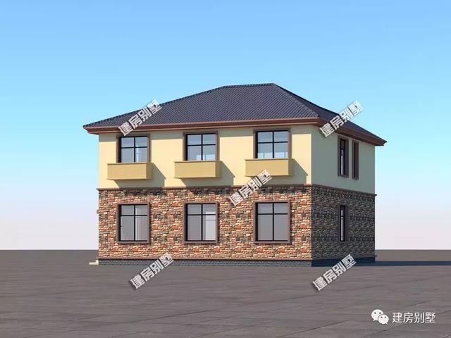 9款兩層自建房戶型，開間都是12米，每一款戶型的外觀和布局都非常好