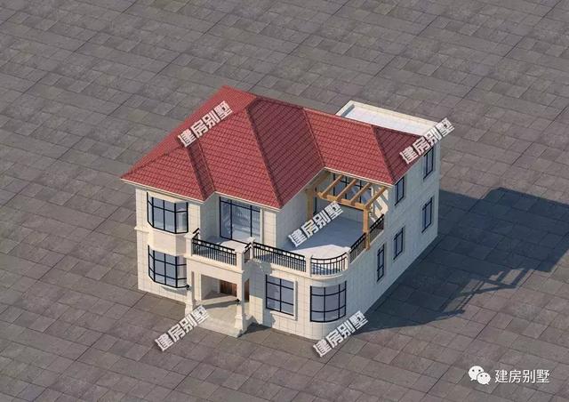 9款兩層自建房戶型，開間都是12米，每一款戶型的外觀和布局都非常好