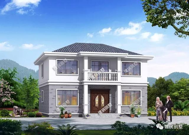 9款兩層自建房戶型，開間都是12米，每一款戶型的外觀和布局都非常好