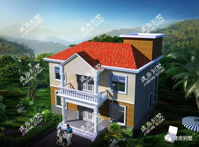 9款兩層自建房戶型，開間都是12米，每一款戶型的外觀和布局都非常好