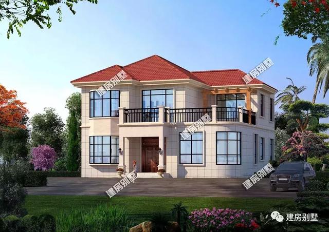 9款兩層自建房戶型，開間都是12米，每一款戶型的外觀和布局都非常好