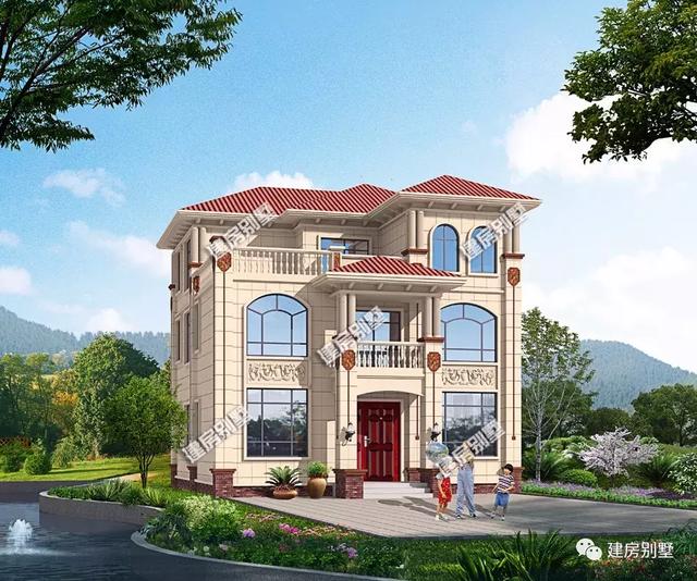 分享兩棟開間11米多的三層自建房設(shè)計圖，建造屬于自己的城堡吧