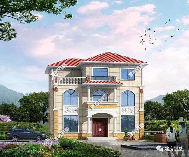 兩棟自建房設計圖，外觀和布局都非常好，老家這樣建房子倍兒有面子