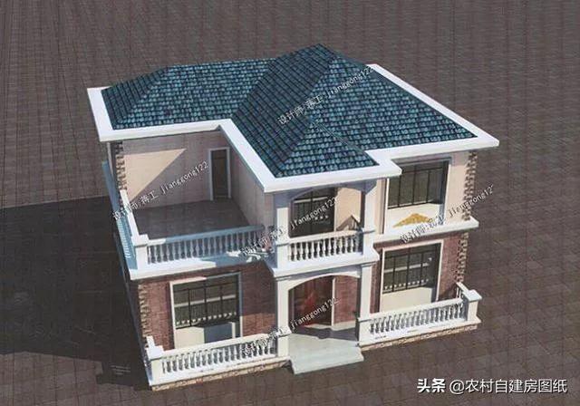 最實用的二層農村別墅設計，室內非常實用，造價也不高