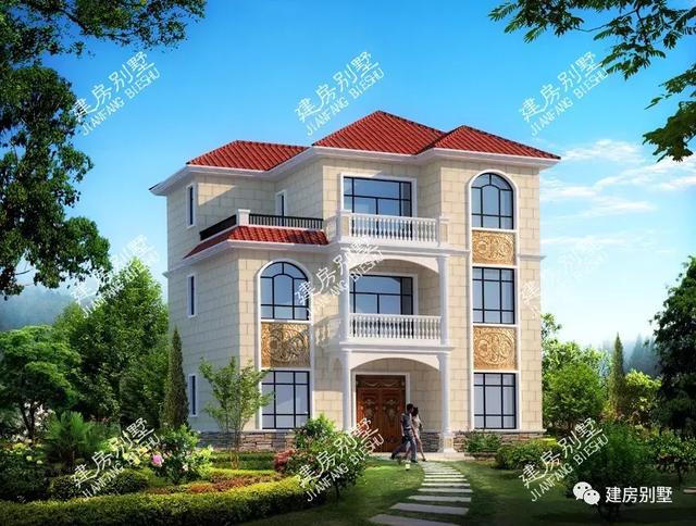 2棟面寬12米的歐式農村自建房設計圖，布局好實在