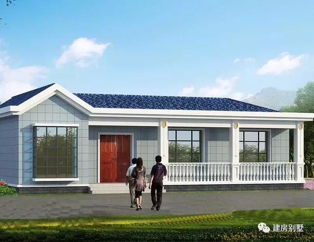 這兩棟一層別墅設(shè)計(jì)圖，豪華不失大氣，空間使用率高