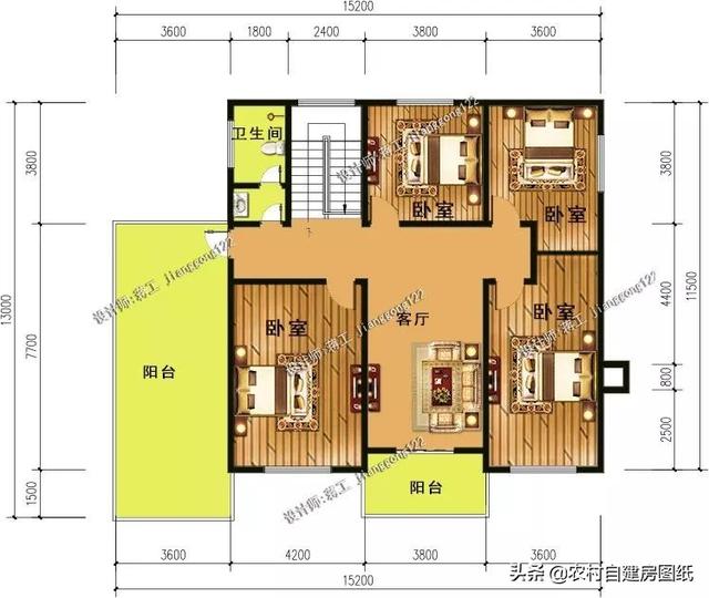 10款帶煙囪的農村別墅設計圖，讓你感受山村生活的美妙