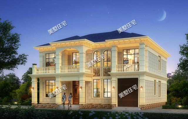 8款二層別墅設計圖，任你選，款款實用經典！裝飾不多又易于建造，這樣的別墅戶型不管在南方還是北方都很受歡迎。