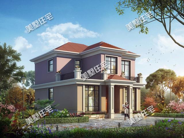 8款二層別墅設計圖，任你選，款款實用經典！裝飾不多又易于建造，這樣的別墅戶型不管在南方還是北方都很受歡迎。