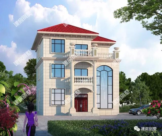 兩棟自建房設(shè)計圖，簡約別墅，外觀美、布局好