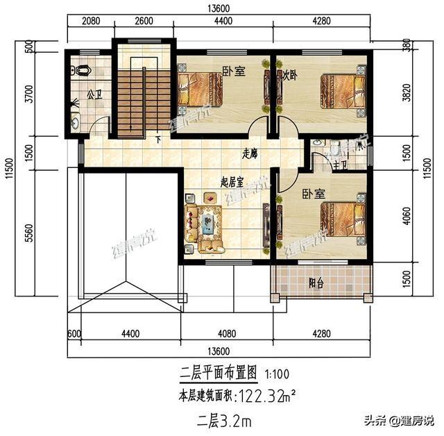 4款帶堂屋+車庫的別墅設計圖，這才是適合農村的好戶型！建棟在老家居住舒適舒心，一百年都不過時。