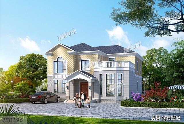 5套二層小別墅設(shè)計圖，造價20萬左右，看完收藏了！