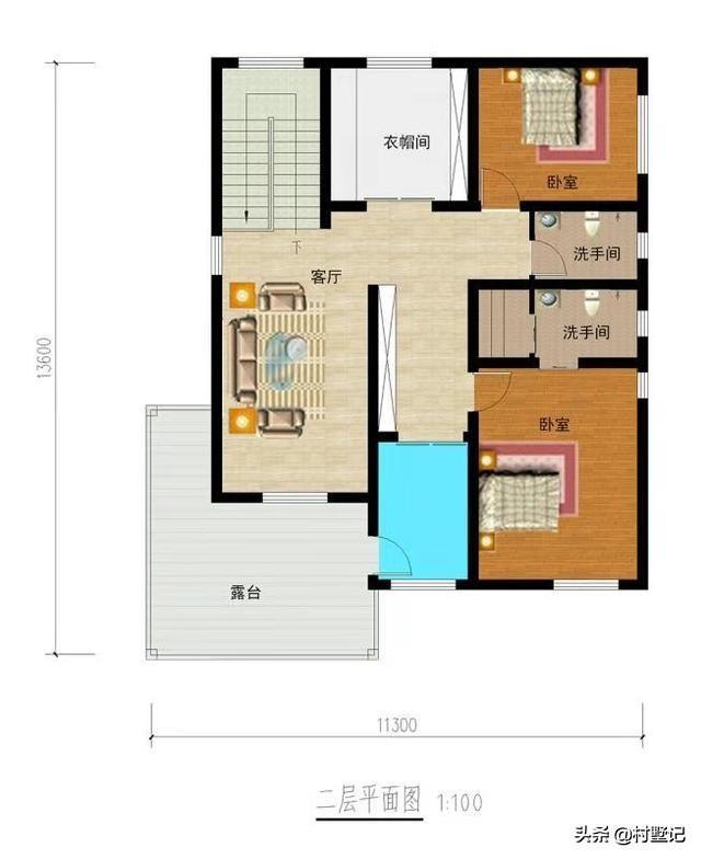 5套二層小別墅設(shè)計圖，造價20萬左右，看完收藏了！