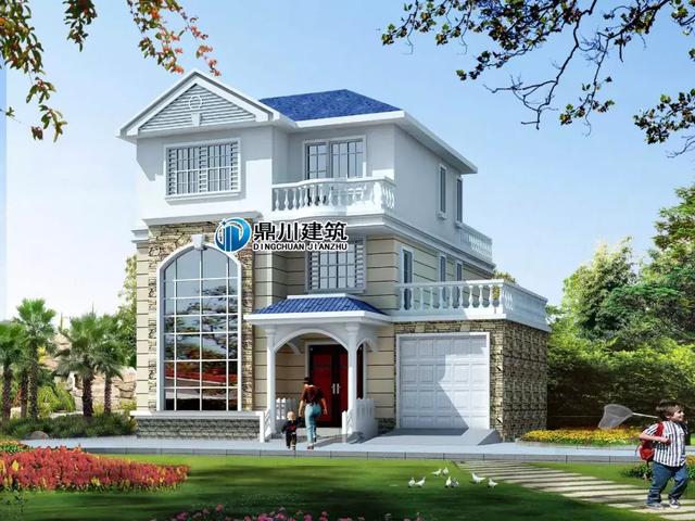 8款復式農村別墅設計圖，開間是農村最常見的12米面寬，看了肯定喜歡！