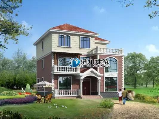 8款復式農村別墅設計圖，開間是農村最常見的12米面寬，看了肯定喜歡！