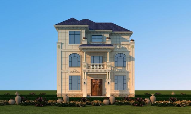 三層農村住宅設計圖，13.52x12.54米，來看人人喜愛的歐式戶型到底好在哪里？