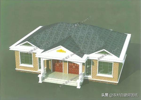 一層也可以建雙拼房設計圖，兩戶三十萬四間房，婆媳沒矛盾，獨立出入，確保小家庭的獨立和隱私，又有大家庭的熱鬧和親熱。