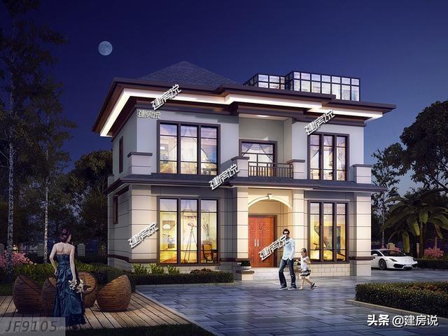 5套很贊的農村別墅設計圖，最低18萬建，圖紙收藏準沒錯