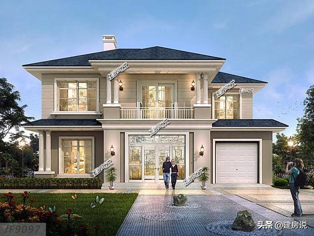 3款二層別墅設計圖，肯定是有一款是適合你的，快把圖紙收藏好了不后悔