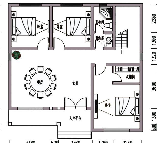 5棟農(nóng)村簡(jiǎn)約二層自建別墅設(shè)計(jì)圖，溫馨舒適，未來(lái)適合養(yǎng)老