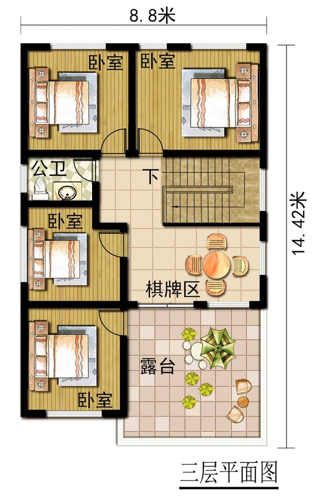 最受大家好評的5款別墅戶型圖，看了都說好，任君挑選！