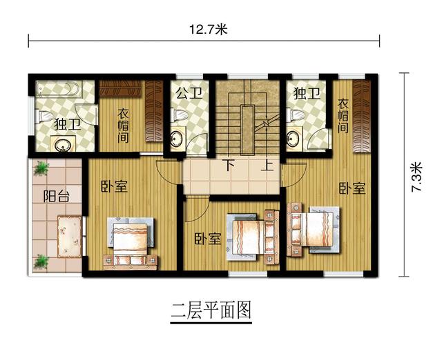 最受大家好評的5款別墅戶型圖，看了都說好，任君挑選！