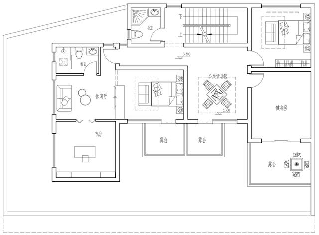 江西吉安別墅項目概況：中式別墅設計圖，占地140平左右