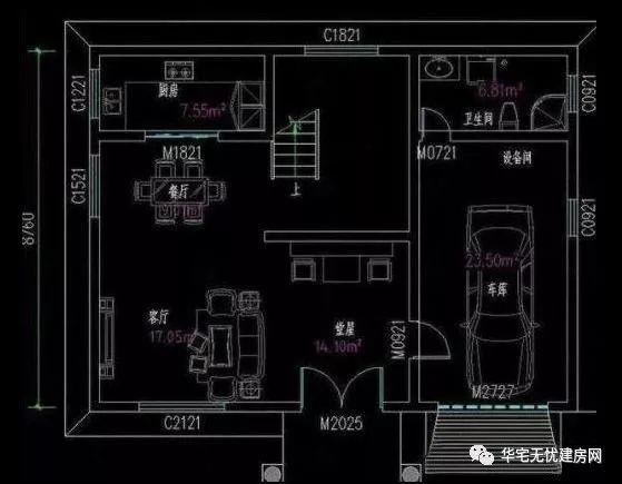 兩款進深9米的鄉(xiāng)村自建房設(shè)計圖，戶型簡單實用，既不浪費空間，又非常耐看。