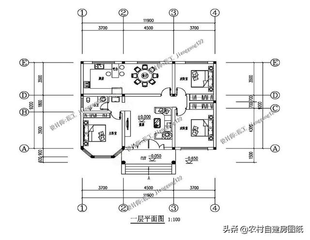 2026年7款最新一層農村別墅設計圖，豪華范的，有實用派的，有你喜歡的嗎？