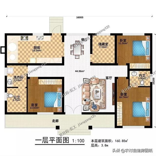 2026年7款最新一層農村別墅設計圖，豪華范的，有實用派的，有你喜歡的嗎？