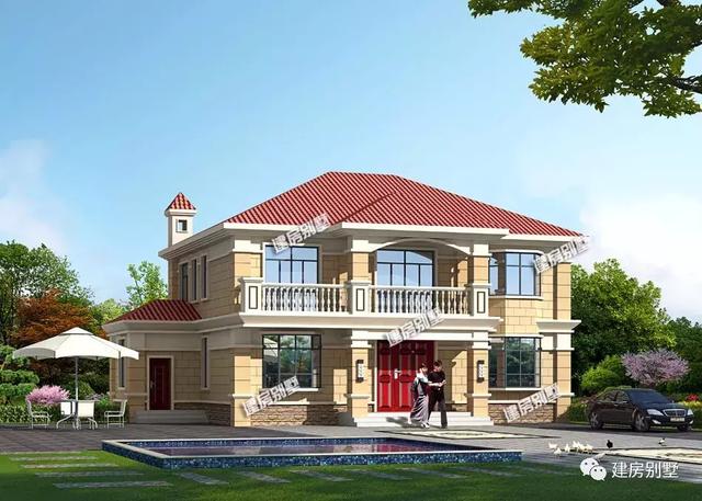 3棟兩層別墅設(shè)計(jì)圖，能在農(nóng)村老家建一棟別墅，是一件很光榮的事情