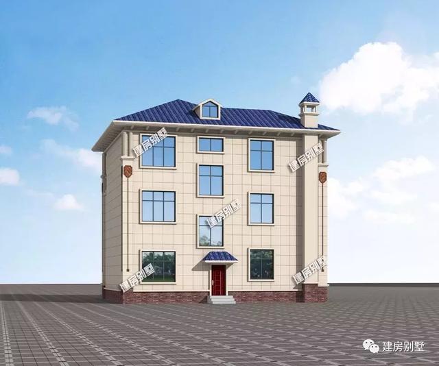 面寬12米左右的三層自建房設(shè)計圖，第一棟尺寸好外觀美布局好受歡迎，第二棟是三兄弟共用的疊拼房類型。