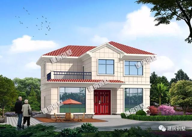 小尺寸設計的兩層自建房設計圖，建了絕對讓你覺得很值。讓爸媽也享享福