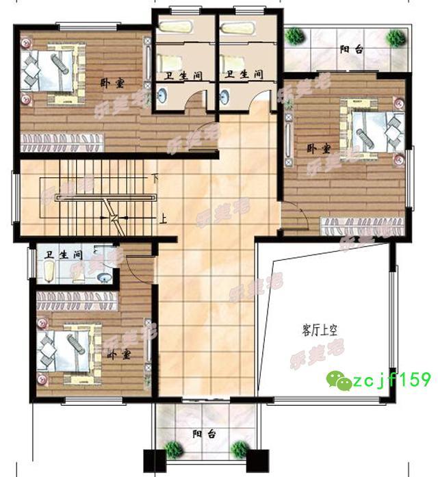 150平米農(nóng)村三層自建房案例圖及別墅全套設(shè)計(jì)圖，時(shí)尚的外觀，舒適的室內(nèi)布局。
